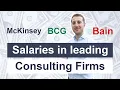 Salaries in Top Consulting Firms - McKinsey BCG Bain