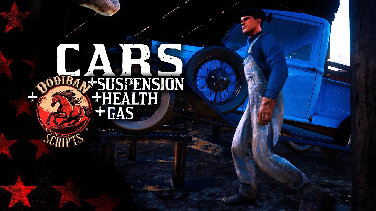 Cars + Mechanic + GasPumps | RedM | Escrowed