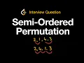 Semi-Ordered Permutation - Leetcode 2717