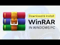 How to Download and Install WinRAR in Windows PC