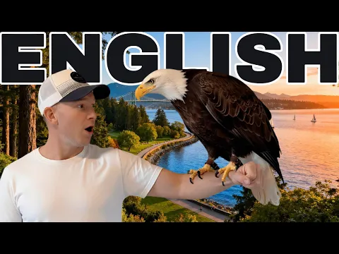 Easy English Walk in Stanley Park, Vancouver | Comprehensible Input