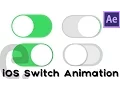 iOS 7 8 Switch Control Animation Smartphone iPhone UI After Effects Tutorial