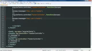 AngularJS tutorial for beginners Chapter 3 Part 3 scope and dependency injection