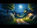 Download Lagu Moonlit Village Night 🌙 | Peaceful Relaxing Music for Sleep, Study \u0026 Reflection