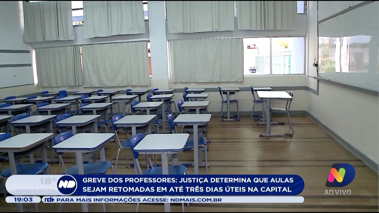 Greve dos professores: Justiça determina que aulas sejam retomadas em até três dias úteis na Capital