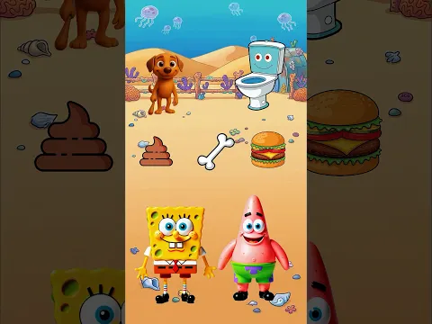 Onde Vai Cada Objeto? Bob Esponja vs Patrick