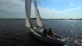 Loosdrecht zeilen en luchtballonnen