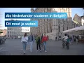 Download Lagu Als Nederlander studeren in België? Dit moet je weten!