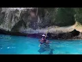 Snorkeling Thunderball Grotto from the James Bond movie in 1964 Thunderball