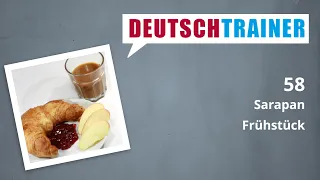 Bahasa Jerman untuk pemula (A1/A2) | Deutschtrainer: Sarapan