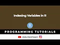 Indexing and Replacement of values in R Programming