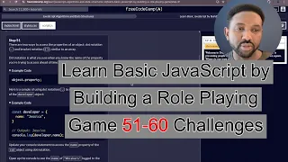 Learn JavaScript the Fun Way Create a Role-Playing Game with FreeCodeCamp 51-60 Challenges