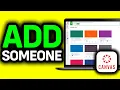 How To Add Someone To Canvas Course 2026 - Full Guide