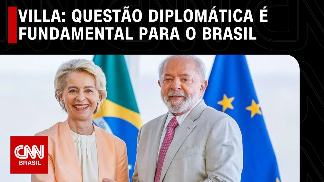 Villa: Questão diplomática é fundamental para o Brasil | CNN NOVO DIA