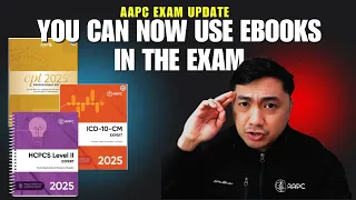 AAPC Exam Update eBooks option NOW AVAILABLE