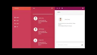 JavaFx Chat App UI Design