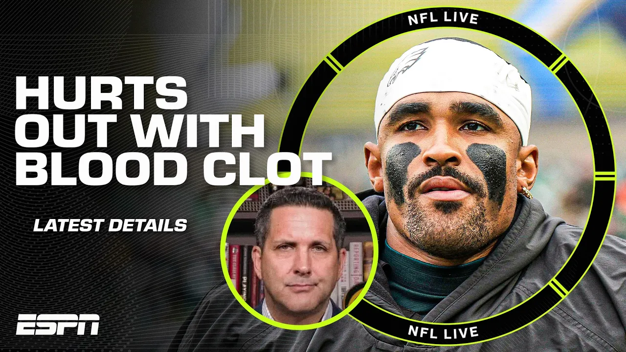 🚨 Jalen Hurts ruled OUT for Week 6 with blood clot + Seahawks vs. Broncos | NFL Live