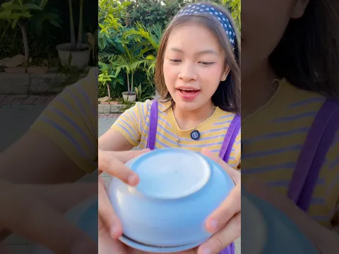 Wah eskrim pake toping baru