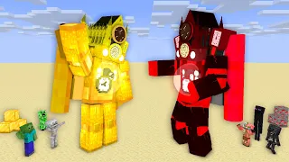 Kind Clock Man and Evil Clock Man - Minecraft Animation