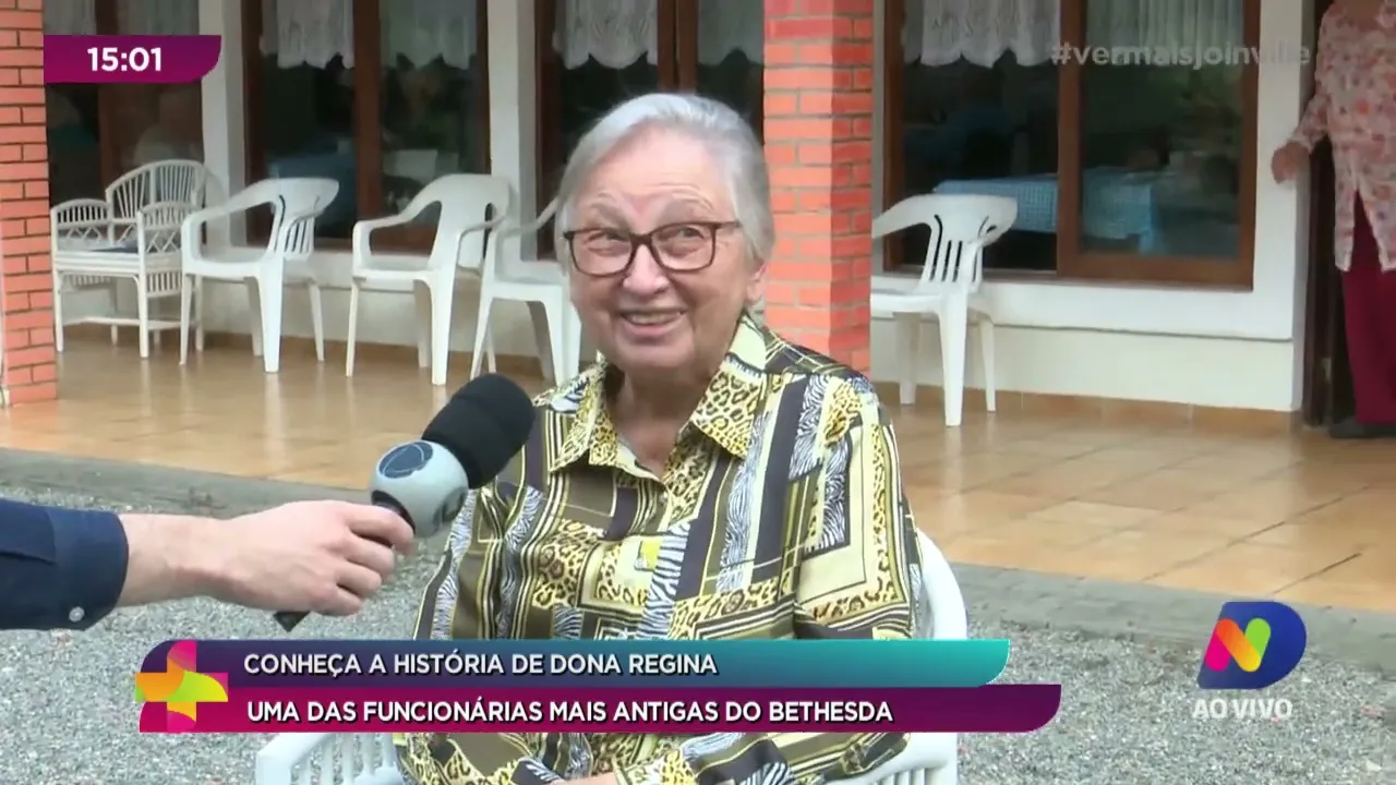 Conheça a história de dona Regina uma das funcionárias mais antigas do Bethesda