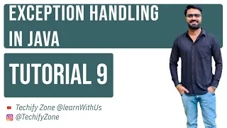 Techify Zone Exception Handling in Java Java Selenium Series Tutorial 9