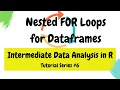 Loop through data frames Intermediate Data Analysis in R