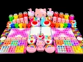 Download Lagu Mega Merah Muda 💗 Campuran Riasan Berkilau dengan Hello Kitty dan Lotso Slime 🌈 Slime Pelangi Acak