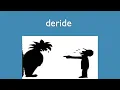 Deride meaning