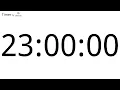 23 Hour Countdown Timer