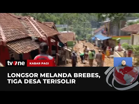 Tiga Desa di Brebes Terisolir Karena Bencana Tanah Longsor