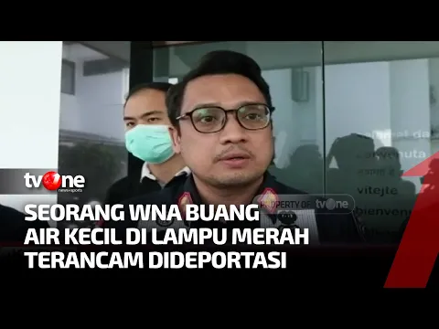 WNA Terancam Dideportasi Gegara Buang Air Kecil di Lampu Merah