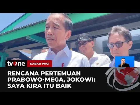Komentar Jokowi Soal Wacana Pertemuan Prabowo-Mega