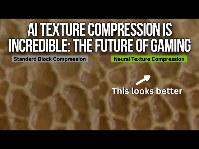 Neural Texture Compression - Better Looking Textures &amp; Lower VRAM Usage for Minimal Performance Cost