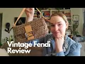 Vintage Fendi Baguette Review FIRST LUXURY HANDBAG Zucchino Fendi
