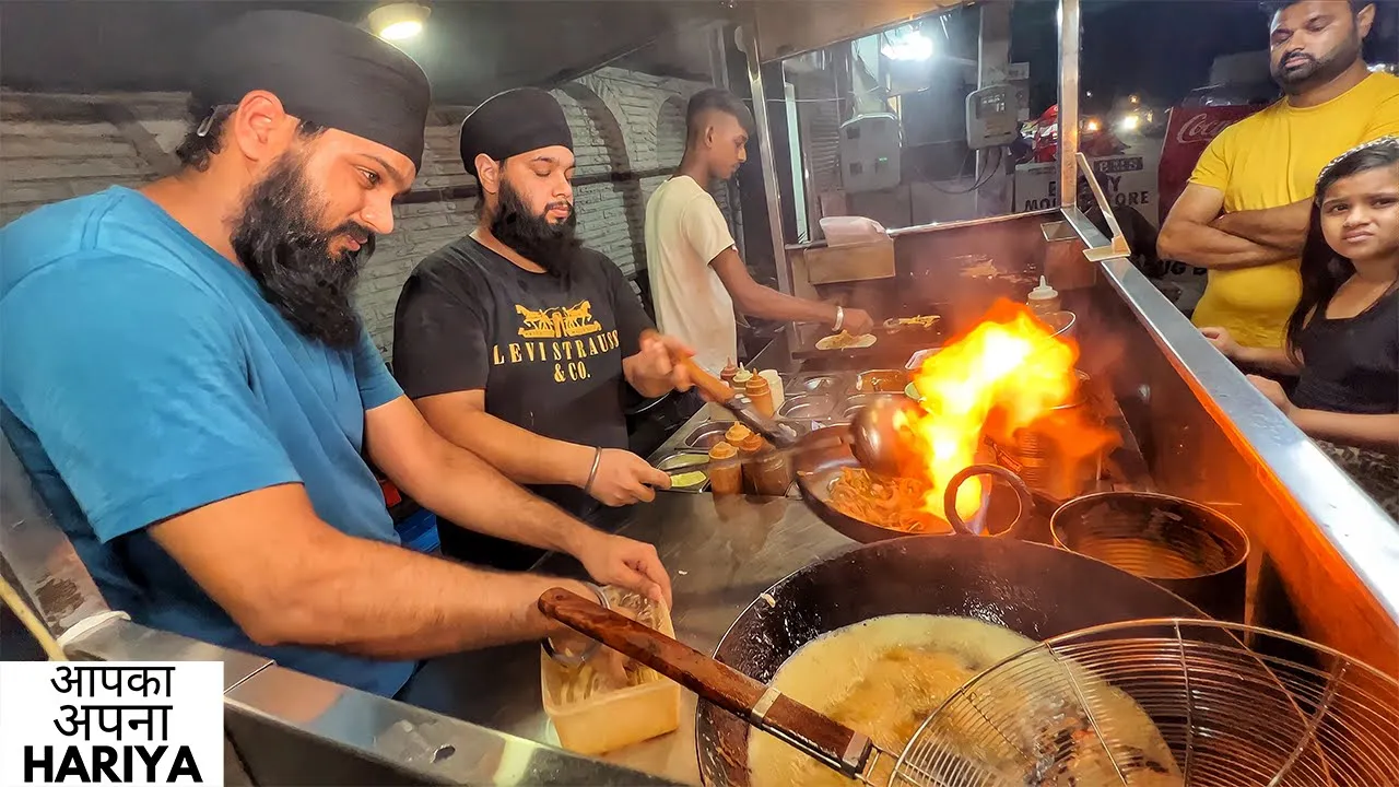 45/- Rs Sardar ji Spl Indian Street Food   Makhan Marke Paneer Burger, Balle Balle Pasta, Yo Yo Wrap