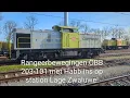 *11-11-2025* ÖBB (ex-Captrain) V100 203-101 rangeert met Habbiins op station Lage Zwaluwe!