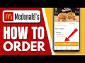 How to Order in McDonald s App Simple Steps