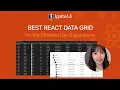 Best React Data Grid for the Ultimate Dev Experience