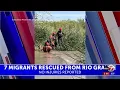 Water rescue crew pull 7 migrants out of the Rio Grande in Sunland Park