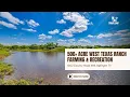 500 Acre West Texas Ranch Prime Cattle Farming Recreation Near Ballinger