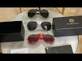 Best Versace aviator sunglasses ever released and gold plated