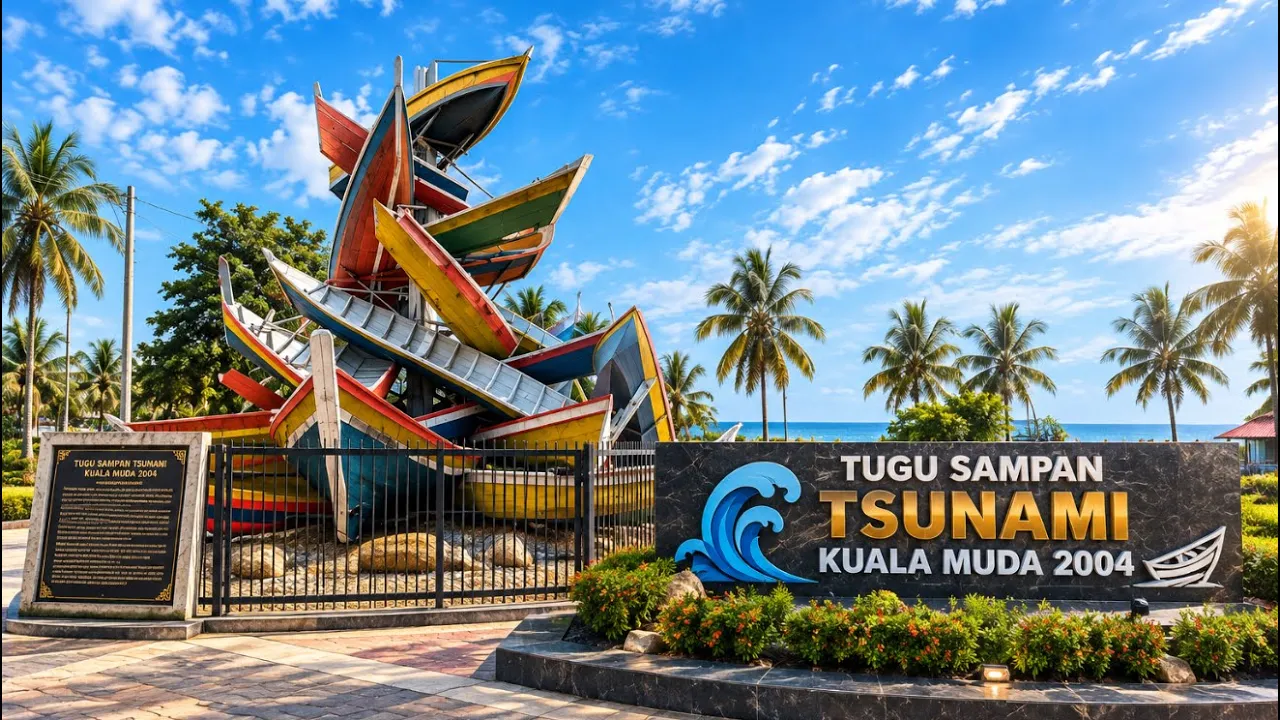 Tugu Sampan Tsunami Kuala Muda 2004