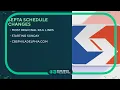 SEPTA s Regional Rail schedule changes