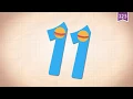 Learn Number Eleven 11 in English Counting Math by Endless Alphabet Kids Educational