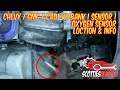 Chevy Tahoe Silverado Suburban GMC Sierra - Bank 1 Sensor 1 O2 Sensor Location OBD2 Codes