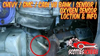 Chevy Tahoe Silverado Suburban GMC Sierra - Bank 1 Sensor 1 O2 Sensor Location OBD2 Codes