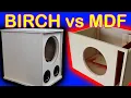 You Won t Believe The Best Wood For Your Subwoofer Box Birch vs MDF