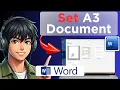 How To Set A3 Size Document in Microsoft Word Easy Guide