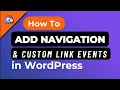 How to Add A Navigation Menu To WordPress
