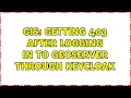 GIS Getting 403 after logging in to GeoServer through keycloak 2 Solutions